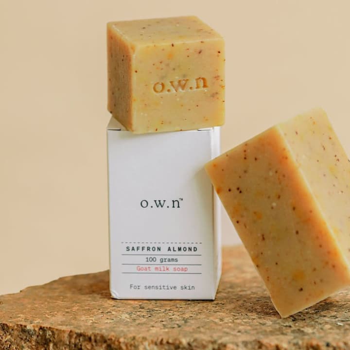 Saffron Almond Goat Milk Soap