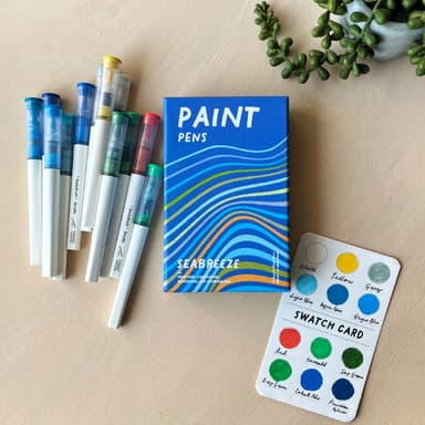 Seabreeze Acrylic Paint Pen Box