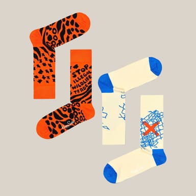 Unisex WWF Crew Length Socks