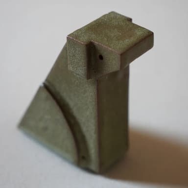 Lupus Stoneware Clay Sculpture