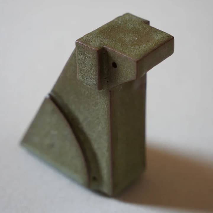 Lupus Stoneware Clay Sculpture