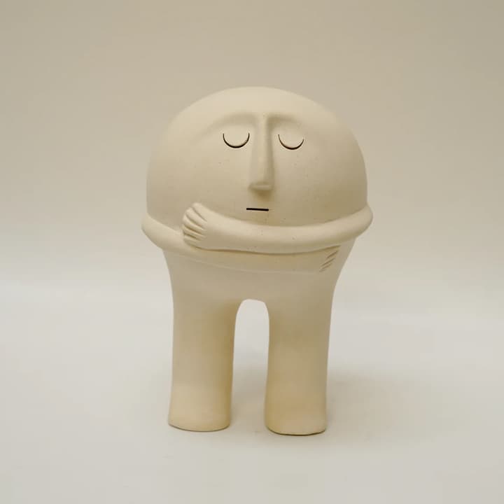 Embrace Stoneware Clay Sculpture