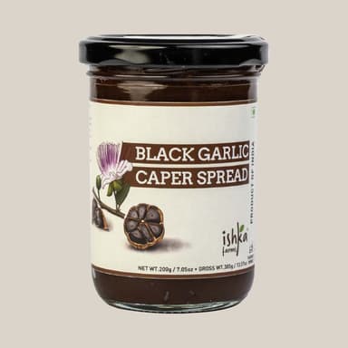 Organic Black Garlic Caper Spread
