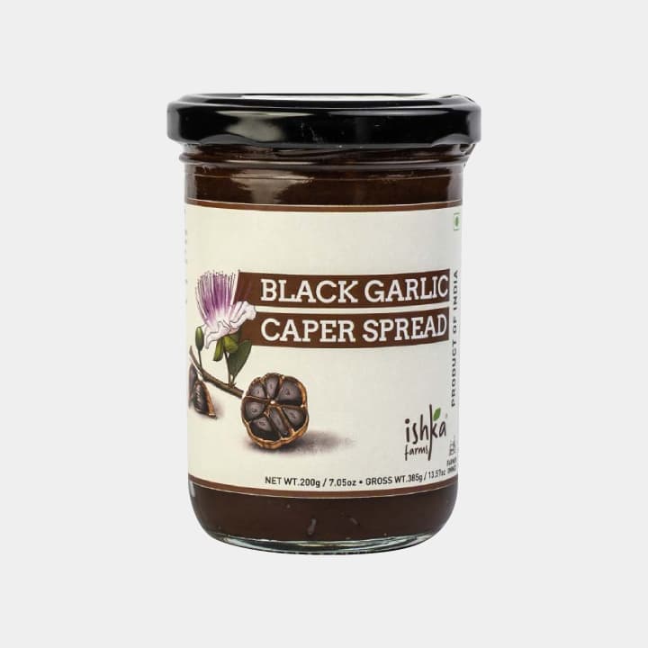 Organic Black Garlic Caper Spread