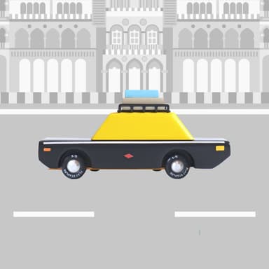Bombay Taxi Toy Collectible