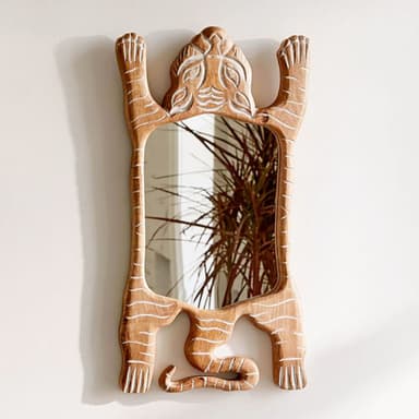 Brown Sheesham Decorative Mirror