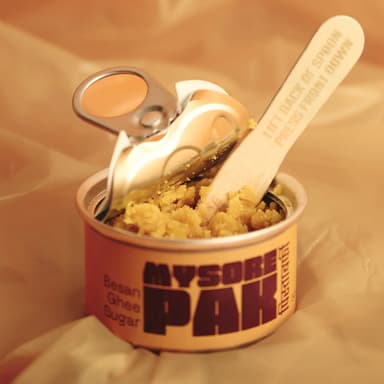 Mysore Pak in a Can