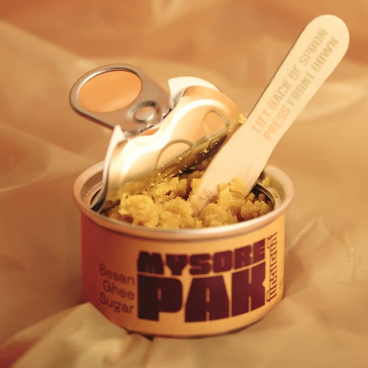 Mysore Pak in a Can