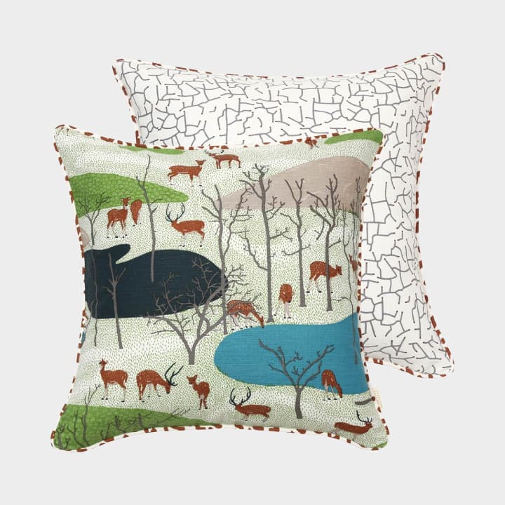Spotted Deer Cushion Cover
