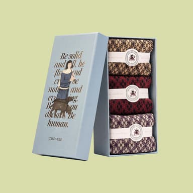 Plaid Box of 3 Dos Socks