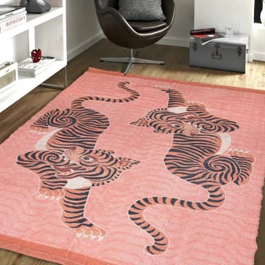Tibetan Tiger Rug (4'x5.7')