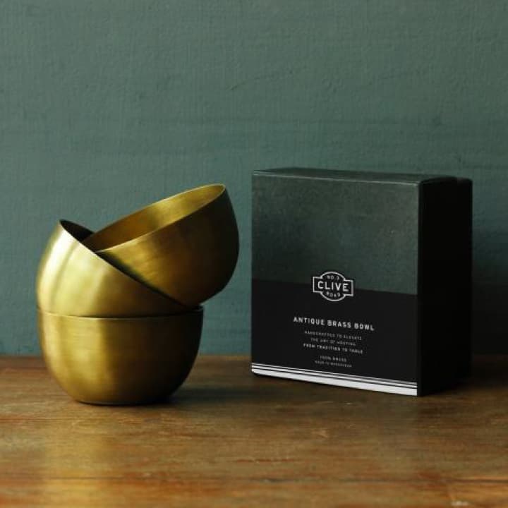Antique Brass Bowl