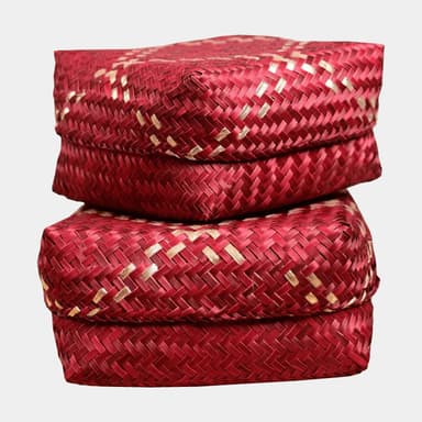 Zari Sitalpati Cranberry Gift Box