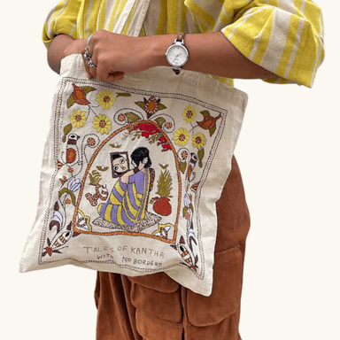 Hand Crafted Kantha Tote