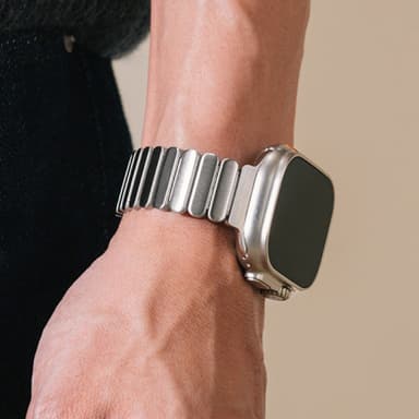 Natural Link Steel Apple Watch Band