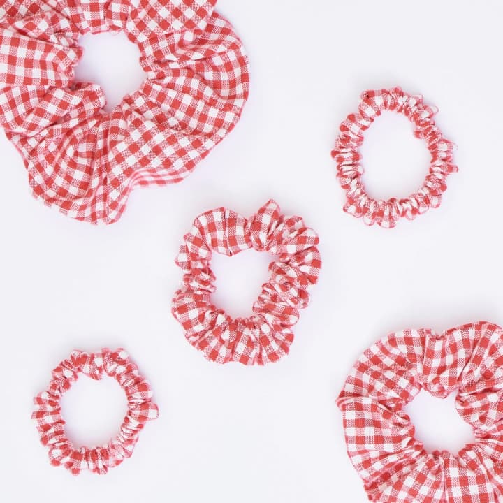 Checkmate Scrunchie Set