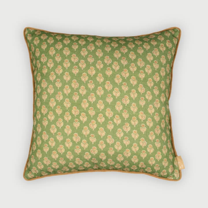 Viola Forest Green Cushion Cover