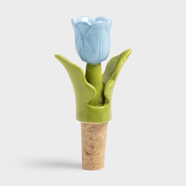 Delftware Tulip Bottle Stopper