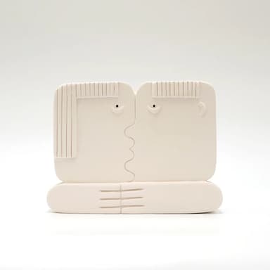 Lovers Stoneware Clay Sculpture