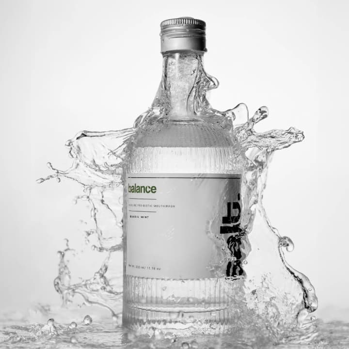 Basil Mint Alkaline Mouthwash