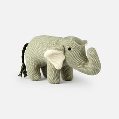 Elephant Knitted Cotton Plush Toy