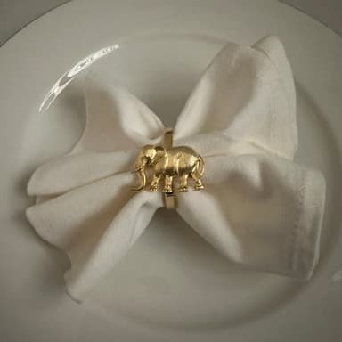 Elephant Napkin Ring (Set of 4)